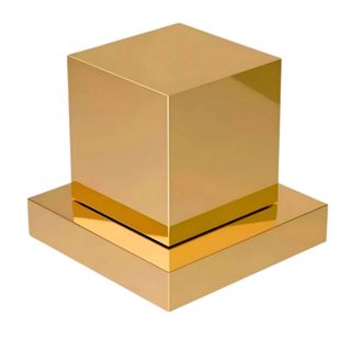 Acabamento Quadrado Registro Dourado Brilhante Padrão Deca Docol 100% Metal 1/2 e 3/4 em Oferta na Shopee