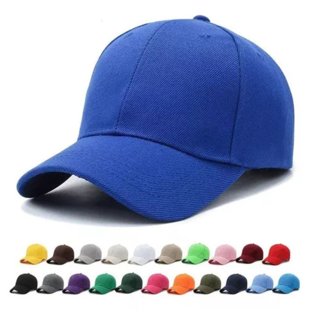Boné Básico Unissex Liso Aba Curva Ajuste Super Leve Cores