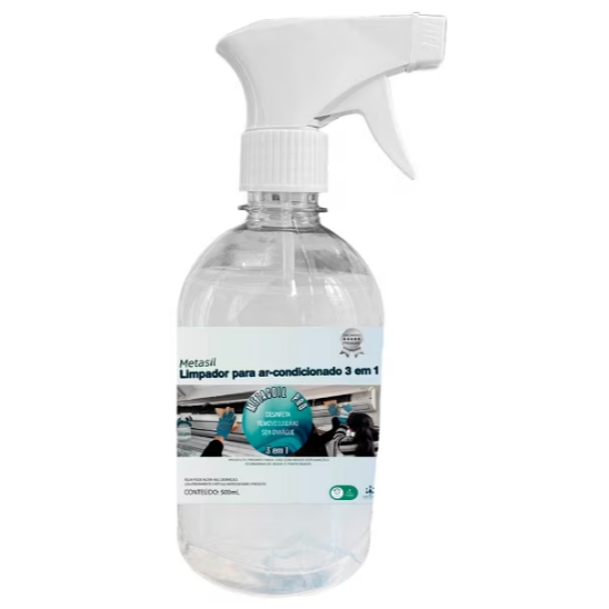 LIMPADOR PROFISSIONAL PARA AR CONDICIONADO METASIL SEM ENXAGUE METACOIL 500ML