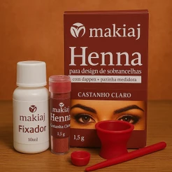 Henna Sobrancelhas Makiaj Alto Rendimento E Fixação Rena