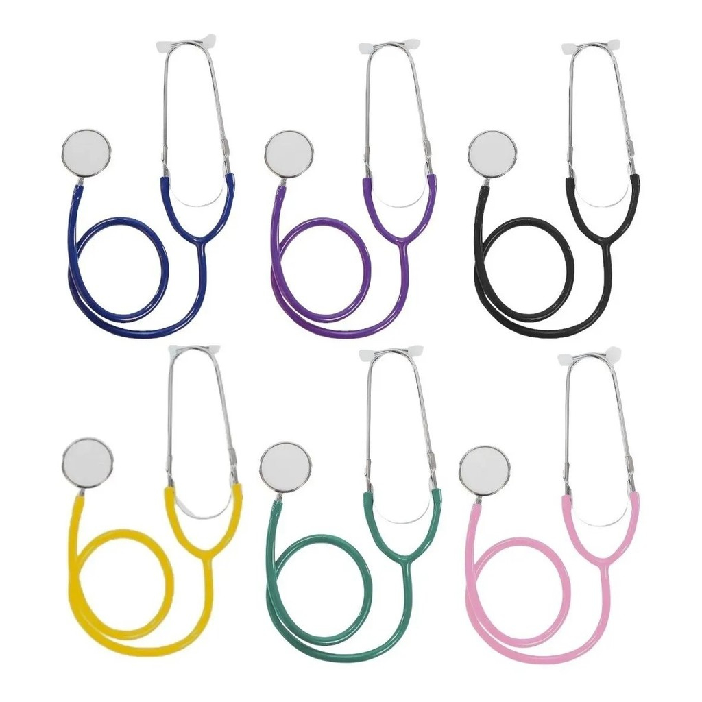 ESTETOSCOPIO SIMPLES ADULTO COLORIDO