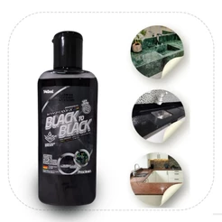 Revitalizador de Granito e Mármore Porcelanato Escuros Realça Cor Black To Black Brilho Envio Rápido