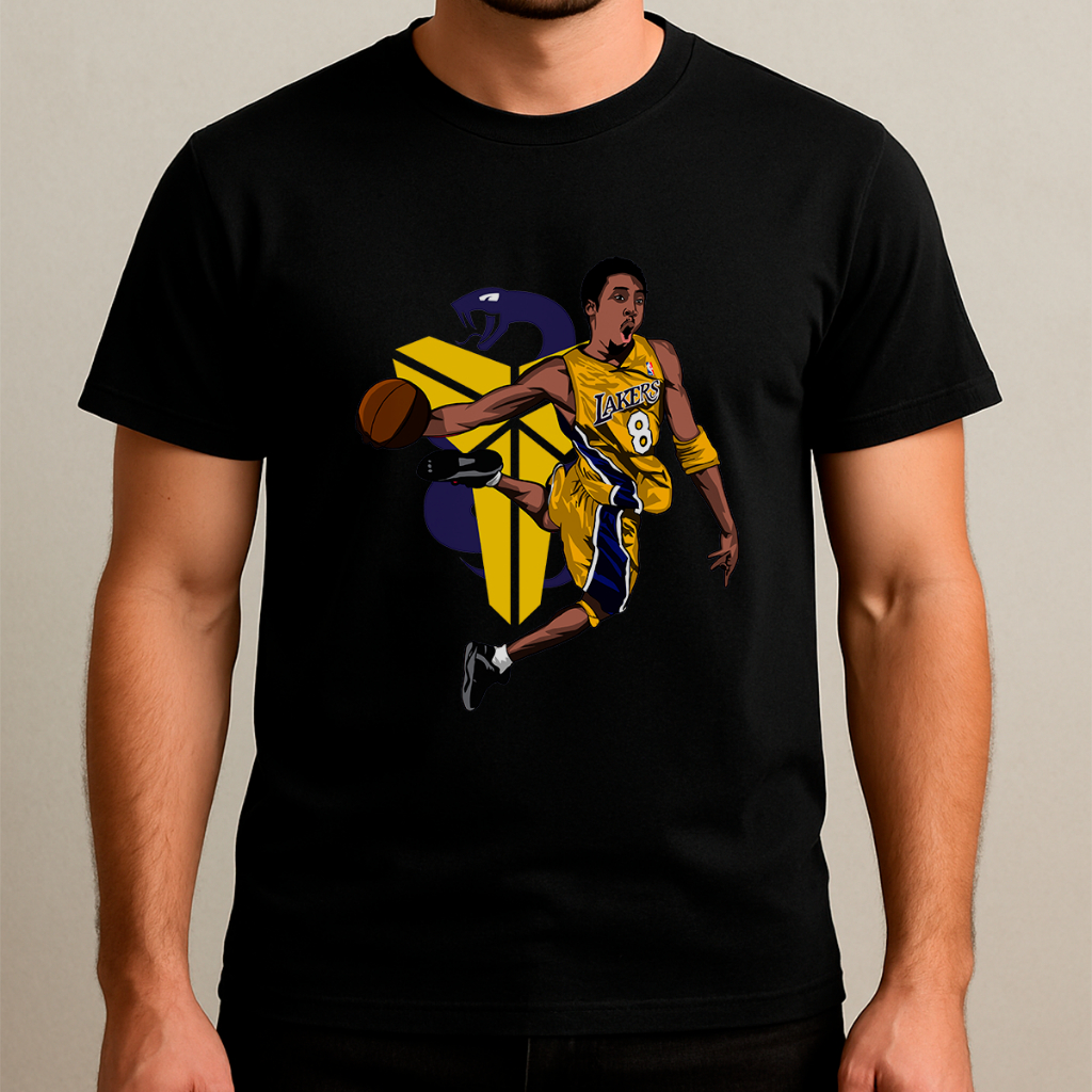 Camiseta Kobe Kobe Bryant Coleção Legado 24 Exclusiva Mamba Negra
