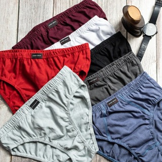 Kit com 5,7 ou 10 Cuecas Adulto Masculina Básica tradicional - SLIP 100% Algodão P/M/G/GG/G1/G2/G3 em Oferta na Shopee