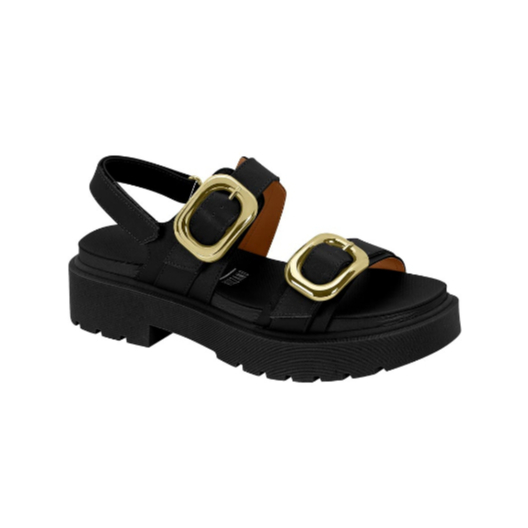 Sandália Papete Feminina Vizzano Camel II Confortavel Super Leve Platform Original