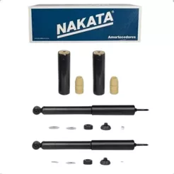 Par 2 Amortecedor Traseiro + Kit Batente Coifa Corsa Celta Corsa Classic
