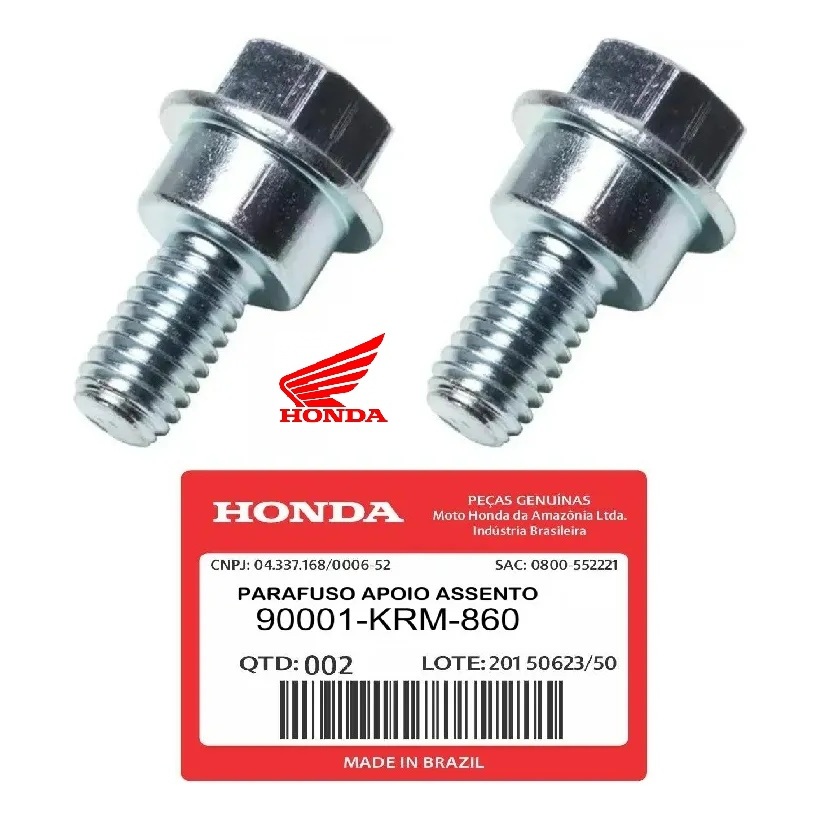 Parafuso Fixação Banço Honda Cg Titan 125 Ks Es Kse 2000 a 2004 Original - 02 Unidades em Oferta na Shopee