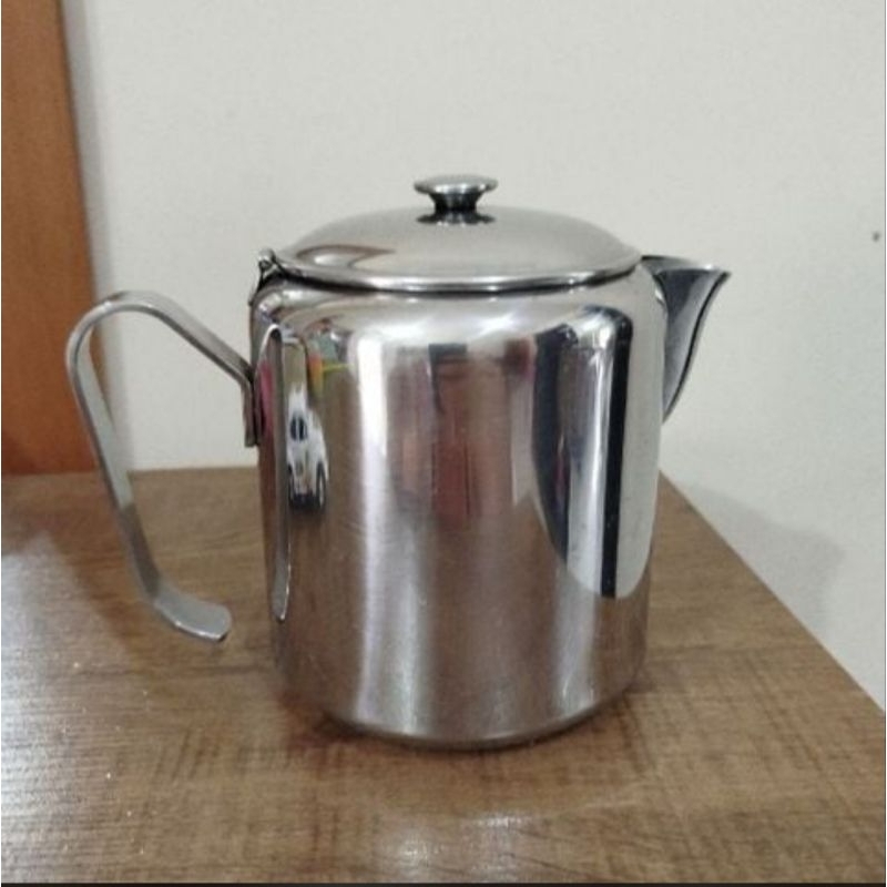 leiteira antiga antiguidade de inox