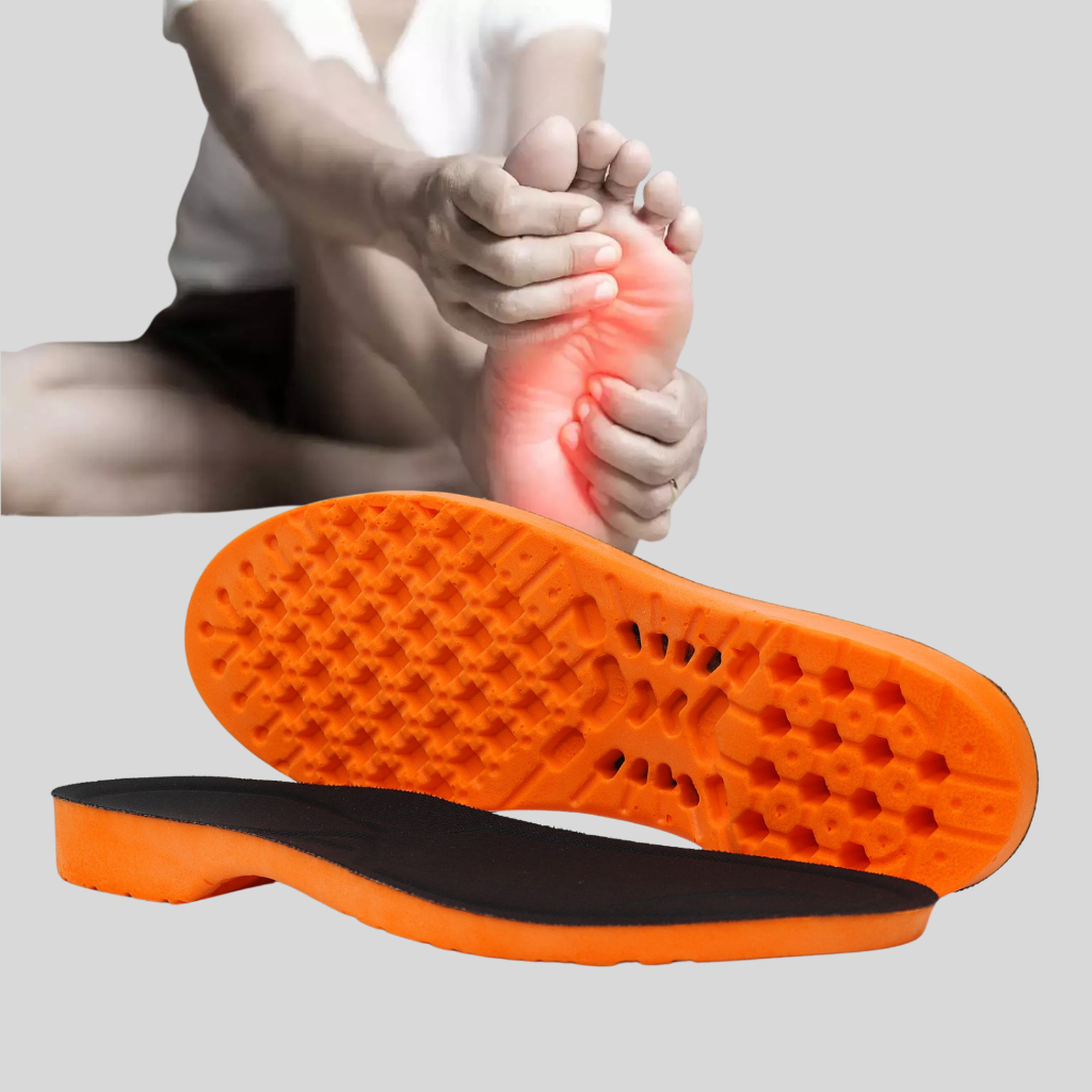 Palmilha Ortopédica de Gel Para Bota Botina Calçado de Segurança Esporão Fascite Plantar Dor no pé