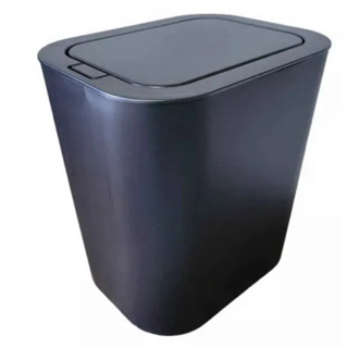 Lixeira 15 Litros Tampa Click Abre Automática Lavabo Cozinha Escritório em Oferta na Shopee