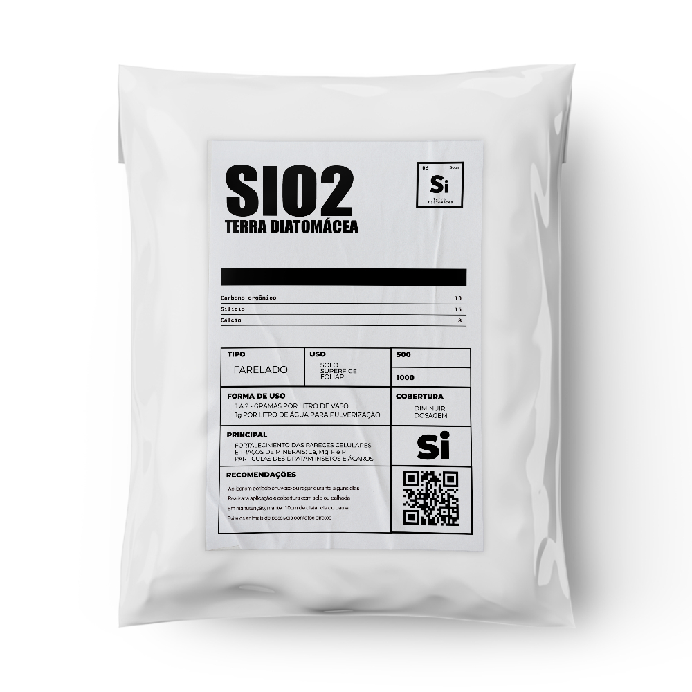 Terra Diatomácea - Fertilizante orgânico e combate de pragas