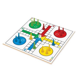 Brinquedo Jogo ludo com 16 peões e 1 dado Diversão em Oferta na Shopee