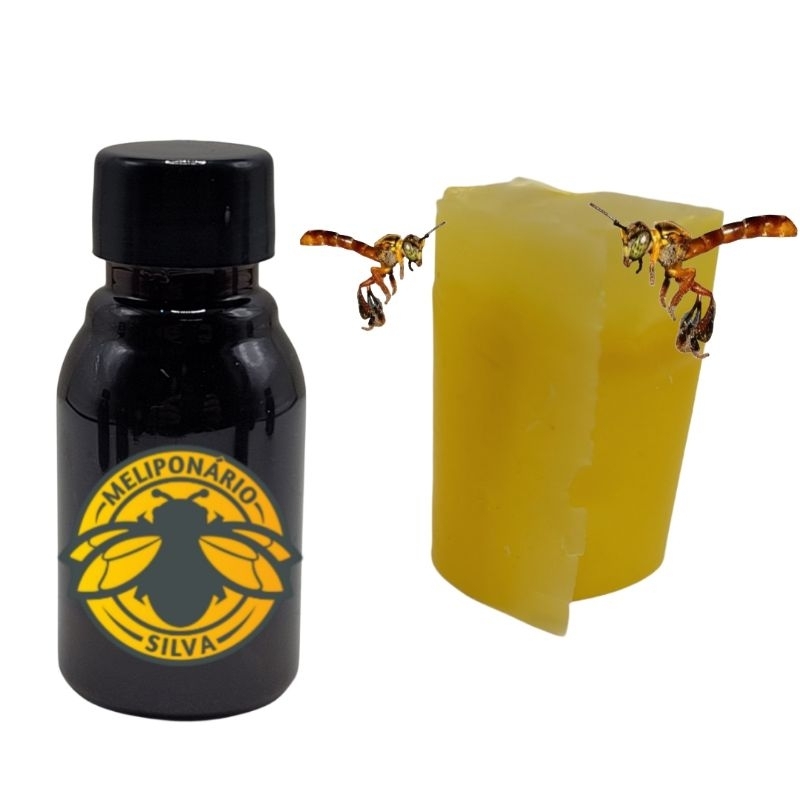 Atrativo para Abelha sem ferrão +Cera mista