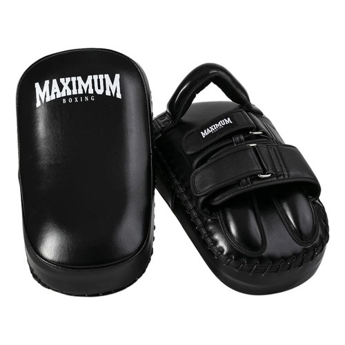 Aparador de Chute e Soco Maximum Preto Thai Pad Muay Thai Boxe MMA Profissional Original Resistente