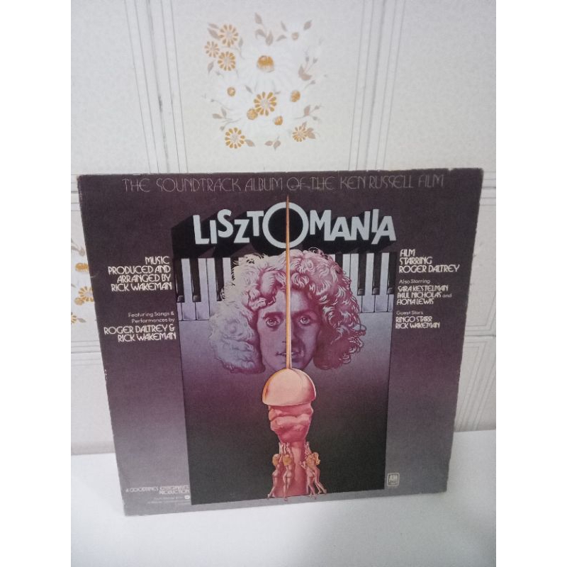 LP Disco vinil importado Lisztomania Roger Daltrey do The Who Rick Wakeman Ringo Starr