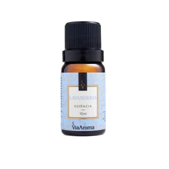 Essência Lavanderia Via Aroma 10ml Difusor Elétrico Cheirinho de Roupa Limpa