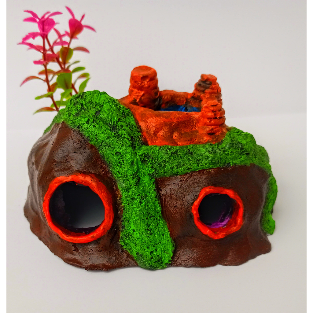 Gruta Para Aquario Peixes Pequenos / Decoração para Aquario