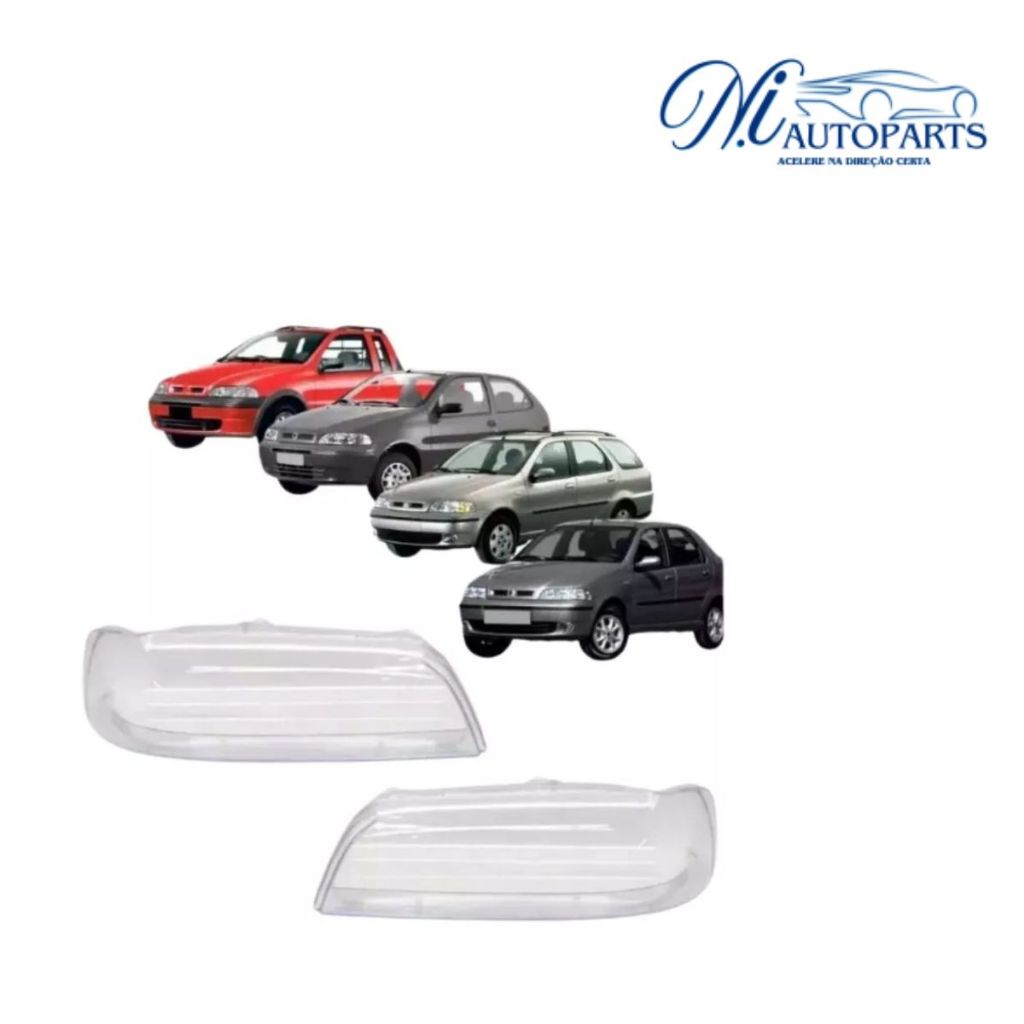 Par de Lente Farol Palio 2001 2002 2003 em Oferta na Shopee