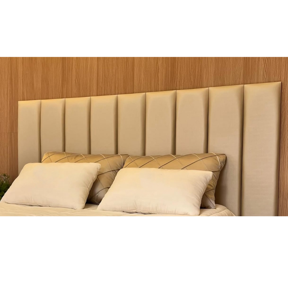 Cabeceira em corino, facto, corino anti-risco, 1 módulo 60x20cm, estofada modulada