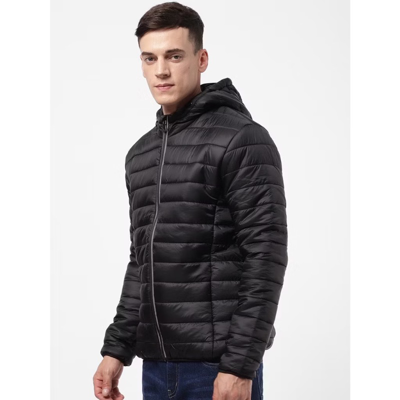 Jaqueta Puffer Bobojaco Masculina Slim Fitness Moda Inverno