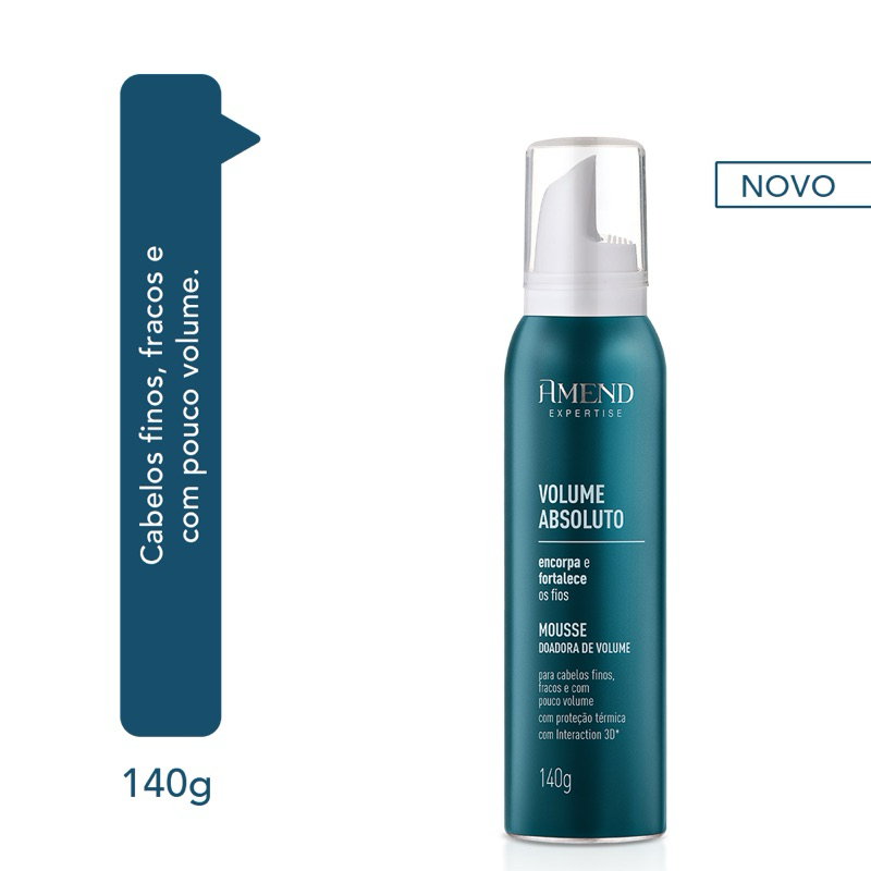 MOUSSE DOADORA DE VOLUME AMEND EXPERTISE VOLUME ABSOLUTO 140g