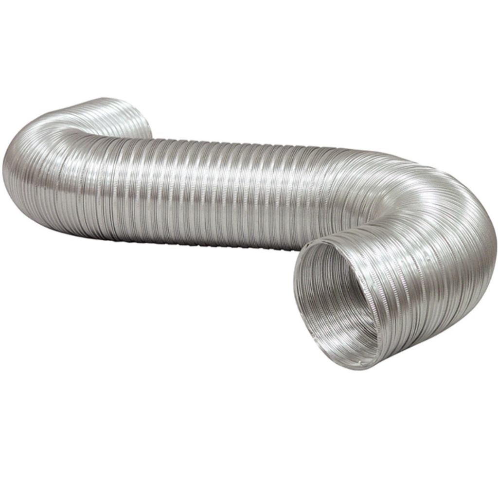 Tubo Extensivo Em Alumínio 80mm Para Exaustor Coifa Aquecedor