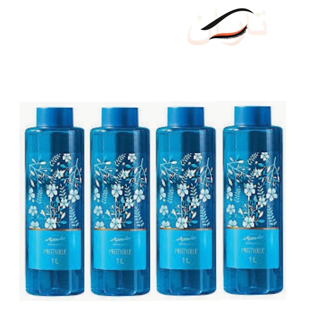 Kit c/4un.: Acquavibe Colônia Avon Pretty Blue 1 litro