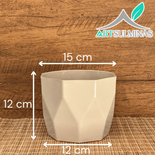 Vaso cachepô médio N3 decorativo para plantas e flores ideal para centro de mesa casa sala cozinha em Oferta na Shopee