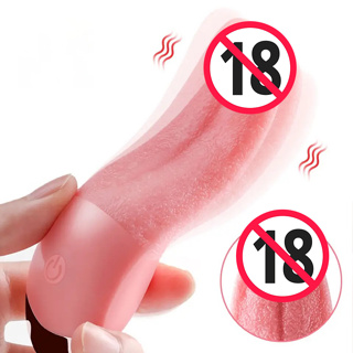 Vibrador formato Língua realista macio 10 modos de vibração Recarregável estimulador de clitóris ZDB-LG em Oferta na Shopee