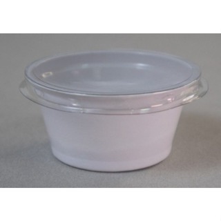 100 POTINHOS / MOLHERA 30 ML BRANCO em Oferta na Shopee