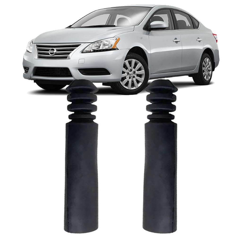 Kit De Amortecedor Traseiro Parcial 2 Lados Batente Coifa Sentra 2014 2015 2016 2017 2018 Até 2019