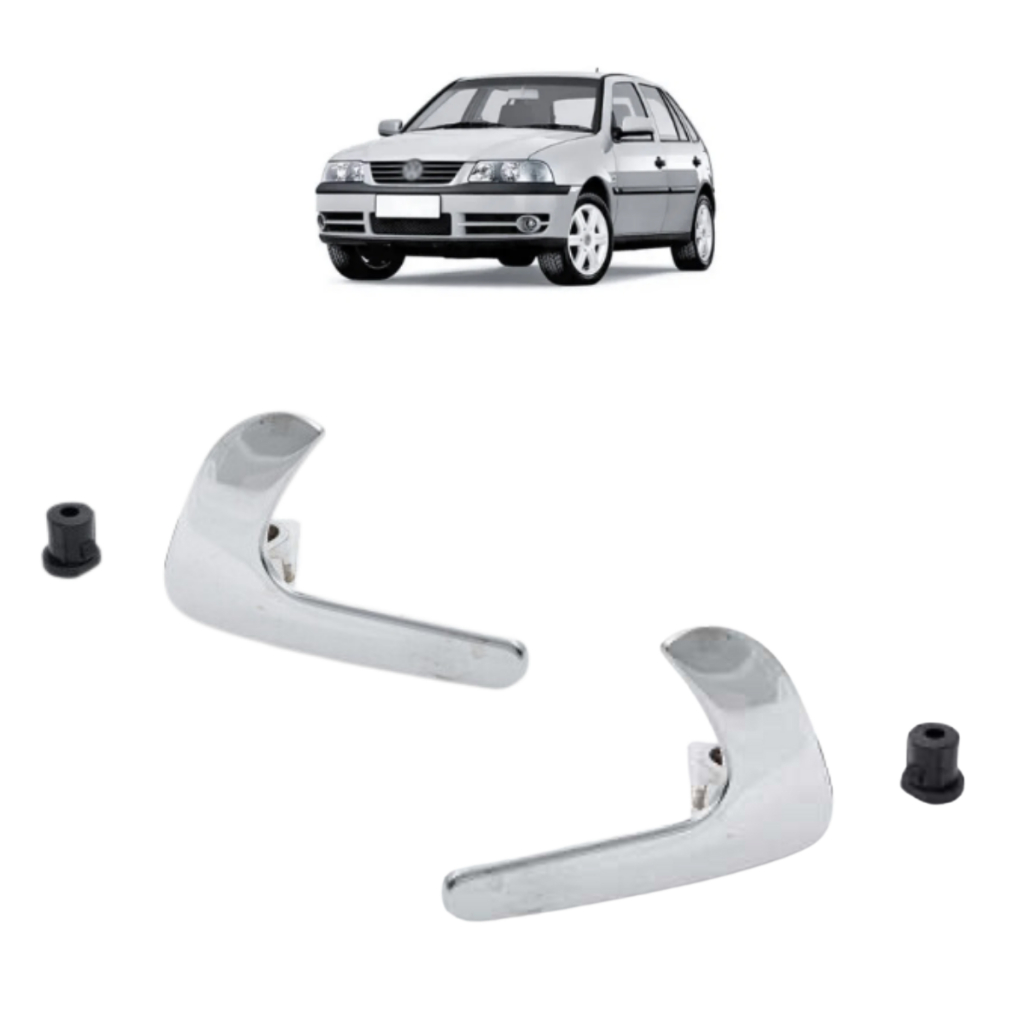 Par Maçaneta Gatilho Puxador Interno Gol Parati Saveiro G2 G3 em Oferta na Shopee