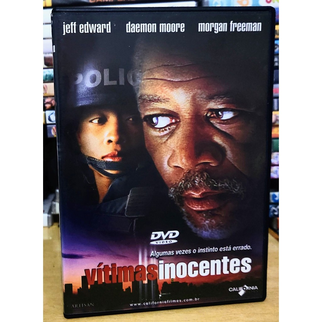 DVD Vítimas Inocentes - Morgan Freeman (Original Seminovo)