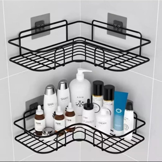 Kit 2 Prateleiras Suporte Com Alto Adesivos Para Parede Banheiro Cozinha lavanderia Shampoo E Sabonete em Oferta na Shopee