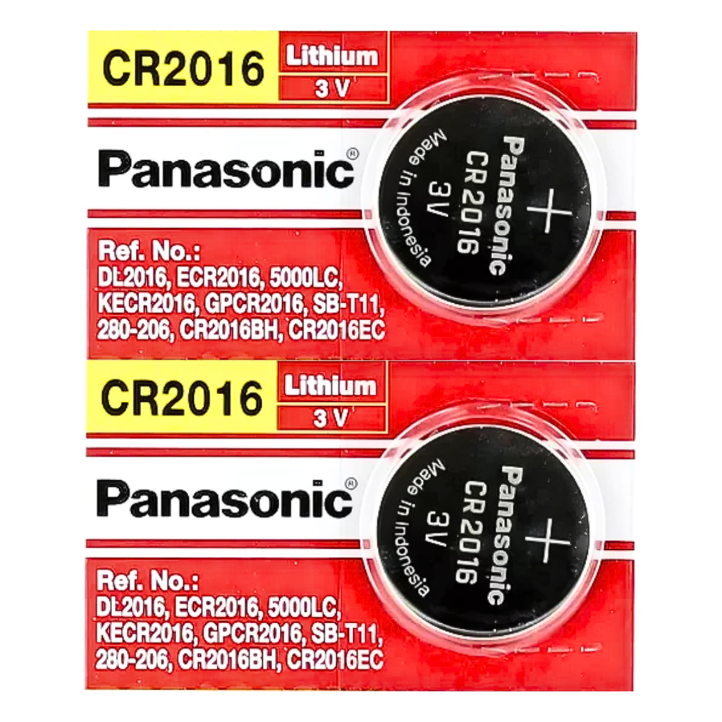 Pilha Botão CR2016 Panasonic 3V – 1 a 5 Unidades