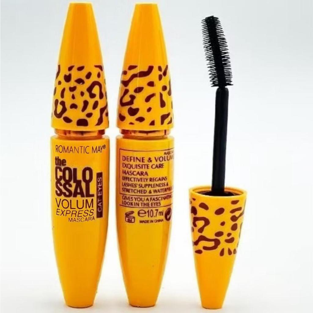 Rímel Máscara de Cílio Preto para Alongamento ou Extensão dos Cilios - Colossal