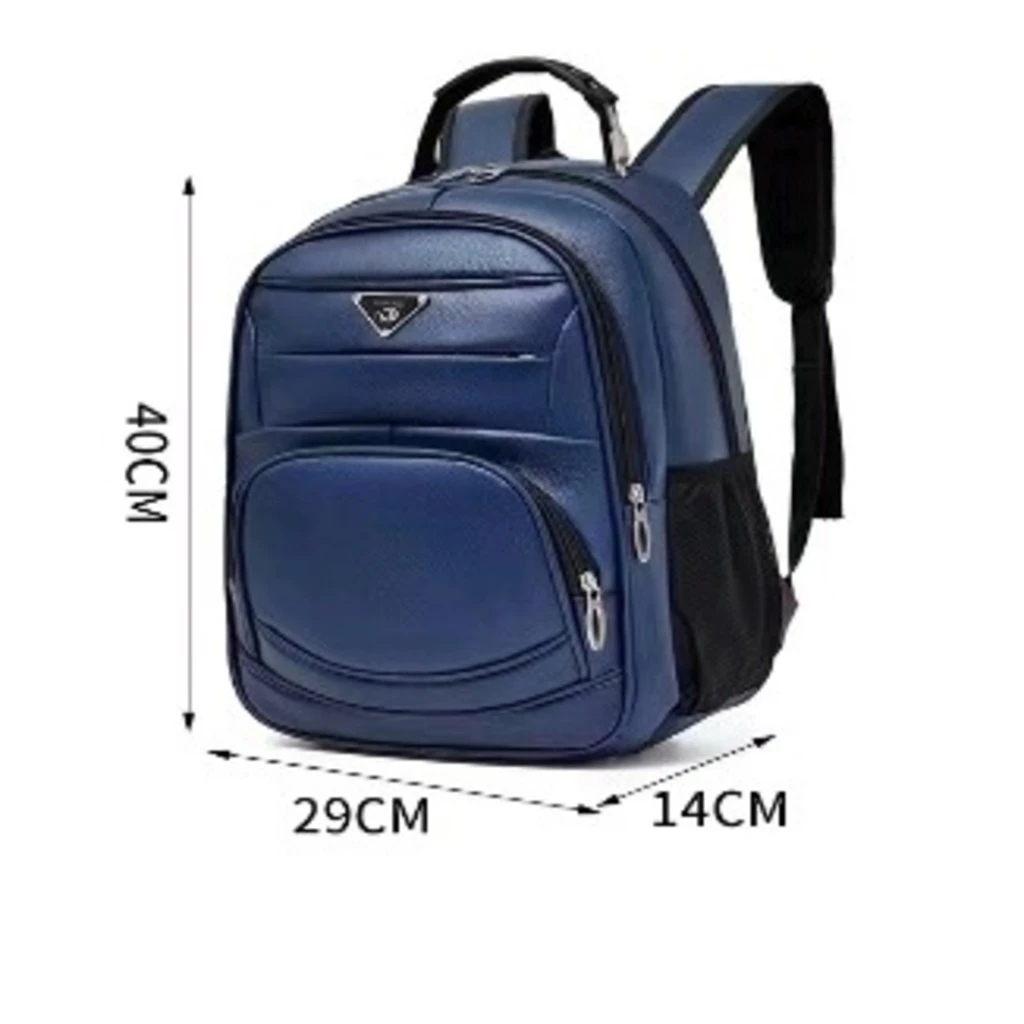 Bolsa Mochila de Couro Universitária Unissex Feminina Masculina Reforçada Com Cabo de Aço em Oferta na Shopee