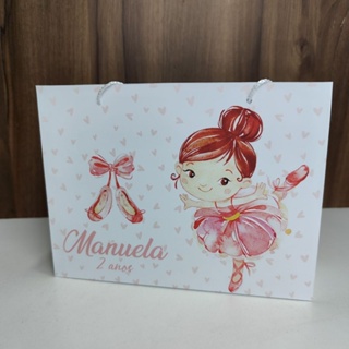Sacolinha Personalizada Bailarina - Pegue e Monte em Oferta na Shopee
