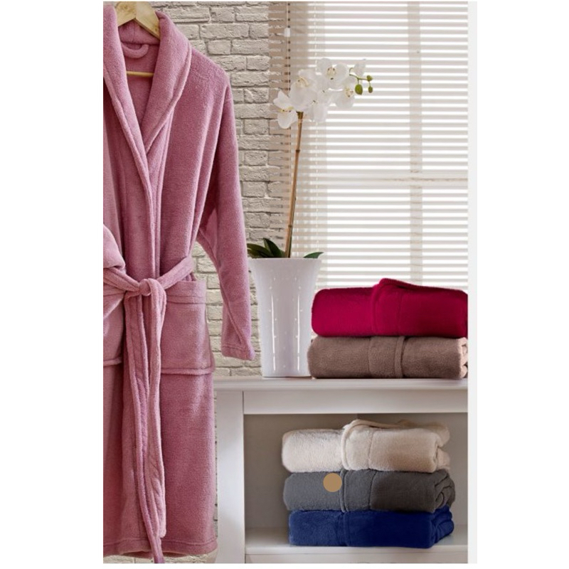 Roupão Microfibra Adulto Unissex Macio Quimono Várias Cores
