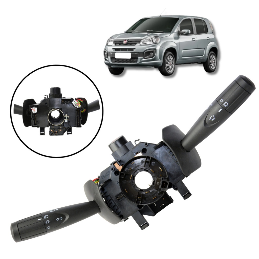 CHAVE DE SETA FIAT UNO VIVACE EVO 2011/2015 C/ LIMPADOR TRASEIRO em Oferta na Shopee