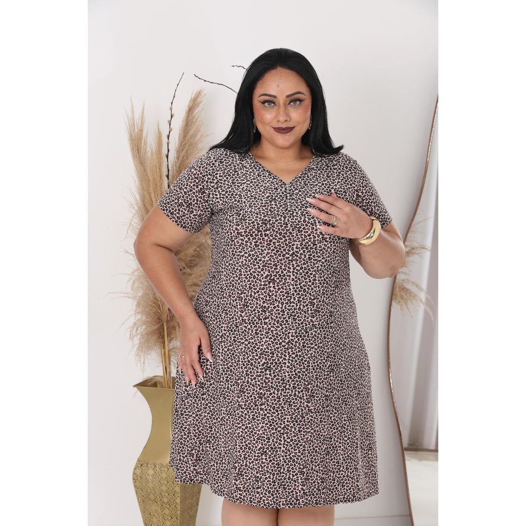 Vestido Midi Plus Size Evangélico Liganete