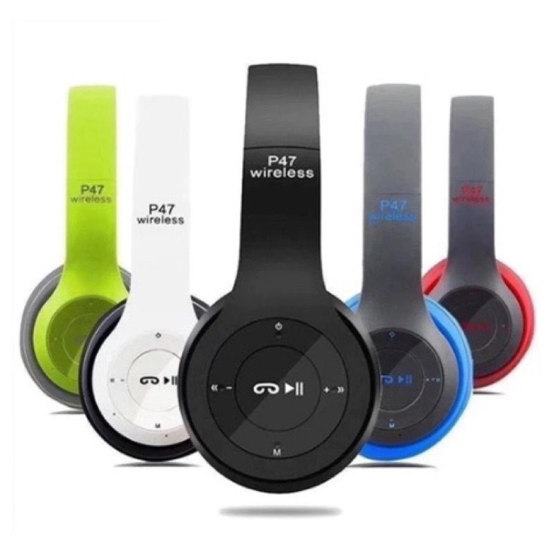 Fone P47 Headphone Sem Fio Estéreo Redução de Ruídos Bluetooth 5.0 Universal em Oferta na Shopee