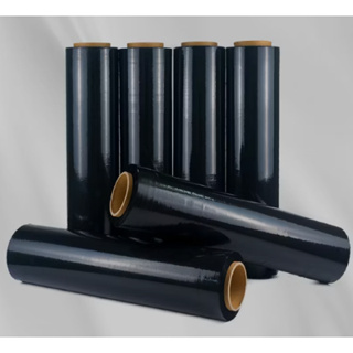 Bobina Filme Stretch Preto 50cm X 350m em Oferta na Shopee