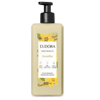 Hidratante Desodorante Corporal Baunilha , frutas vermelhas, karite, morango, ameixa Instance 400ml Nova fórmula em Oferta na Shopee