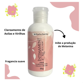 Creme Clareador Para Axilas e Virilhas Intimament Mulher Abelha Rainha 60g em Oferta na Shopee