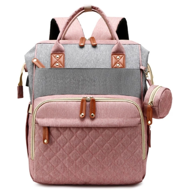 Mochila Bolsa Maternidade Original Impermeável Porta mamadeira Fralda Menino Menina Presente