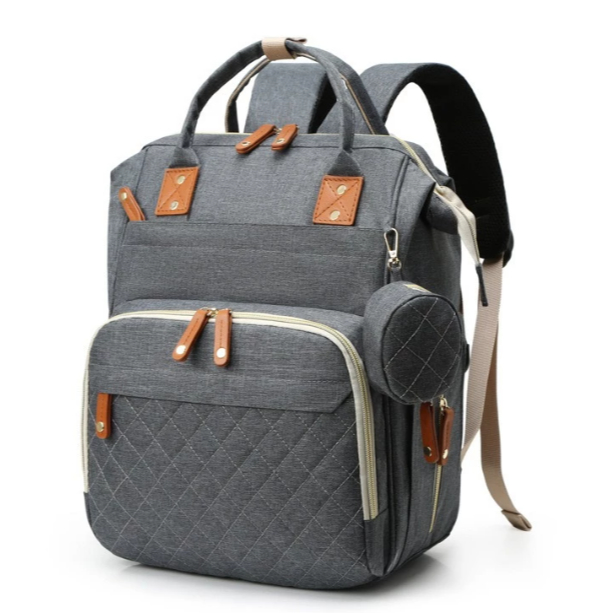 Mochila Bolsa Maternidade Original Impermeável Porta mamadeira Fralda Menina Menino