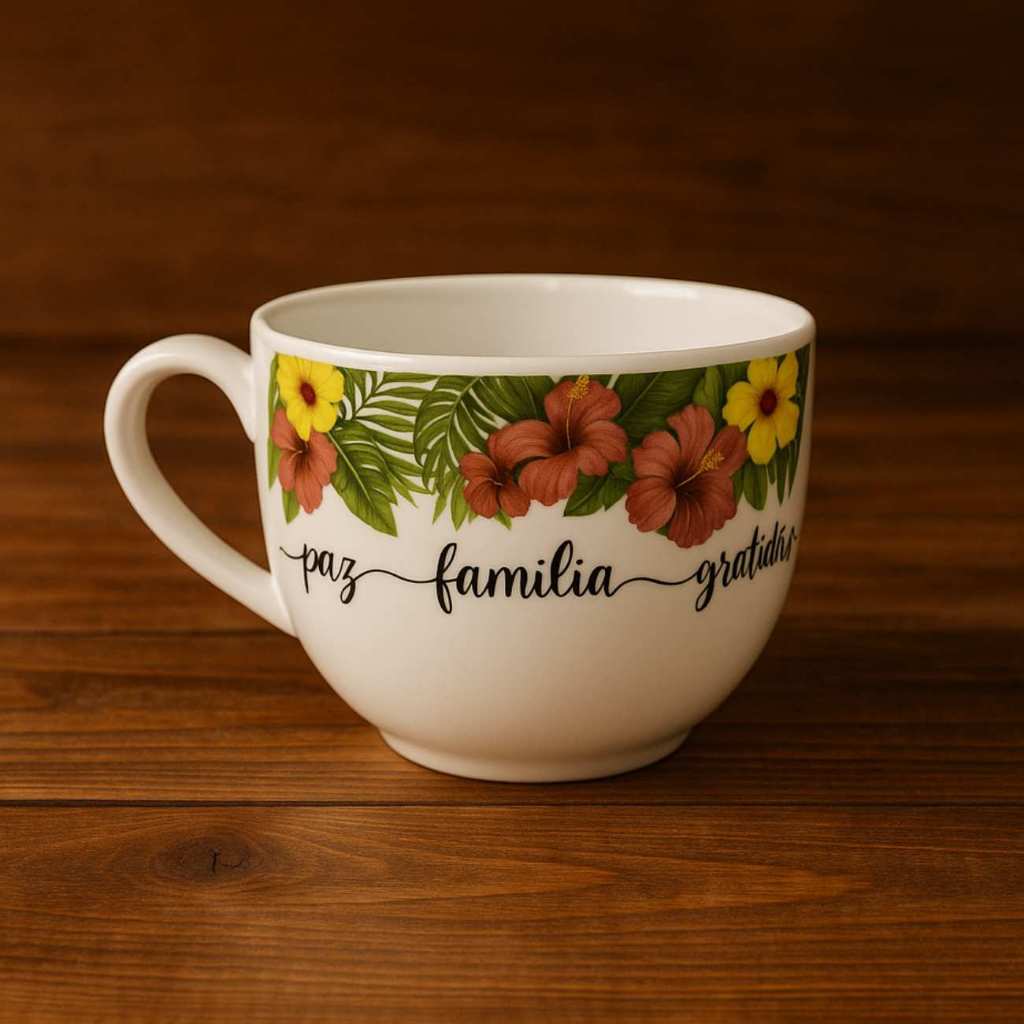 Consume Porcelana Xícara Jumbo Sopeira 500ml Caneca Cumbuca Tigela Bowl C.Alça em Oferta na Shopee