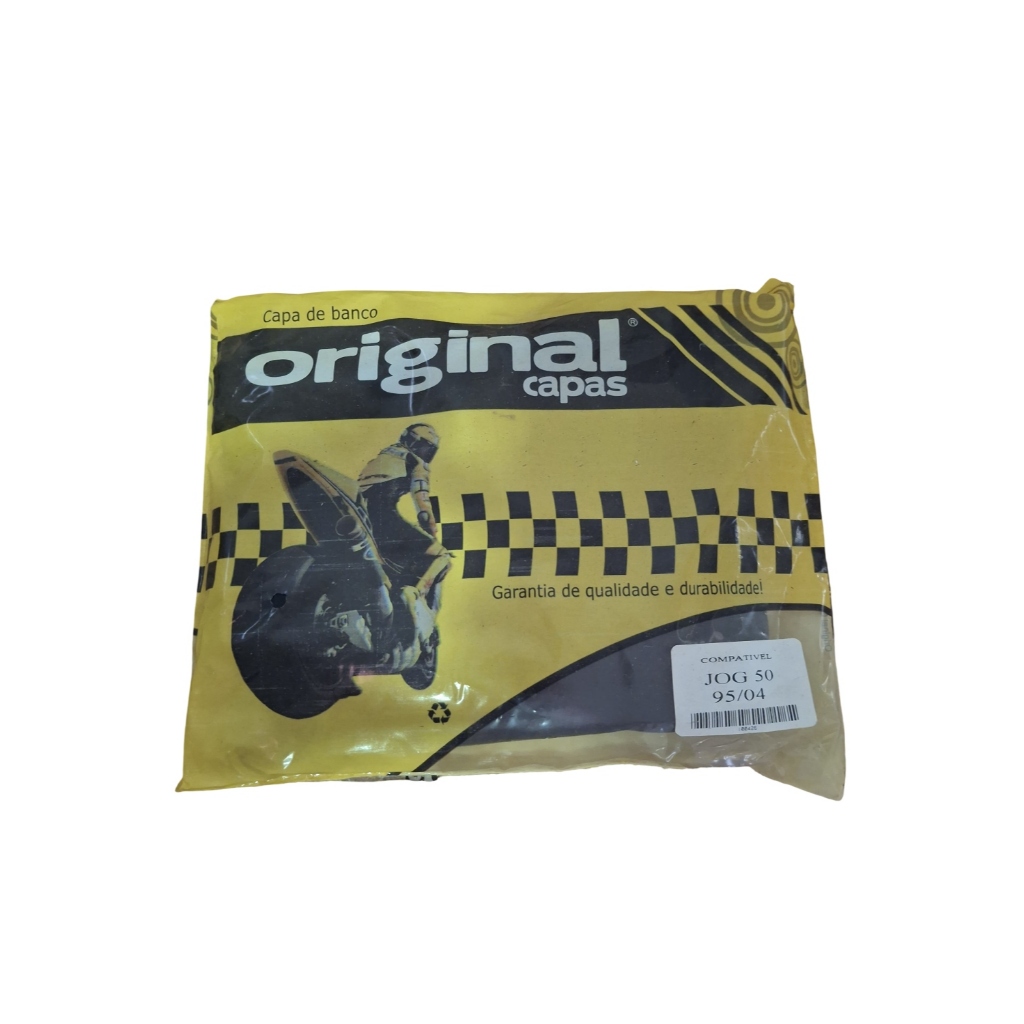Capa Banco Assento Preto Compátivel Jog 50 1995 A 2004