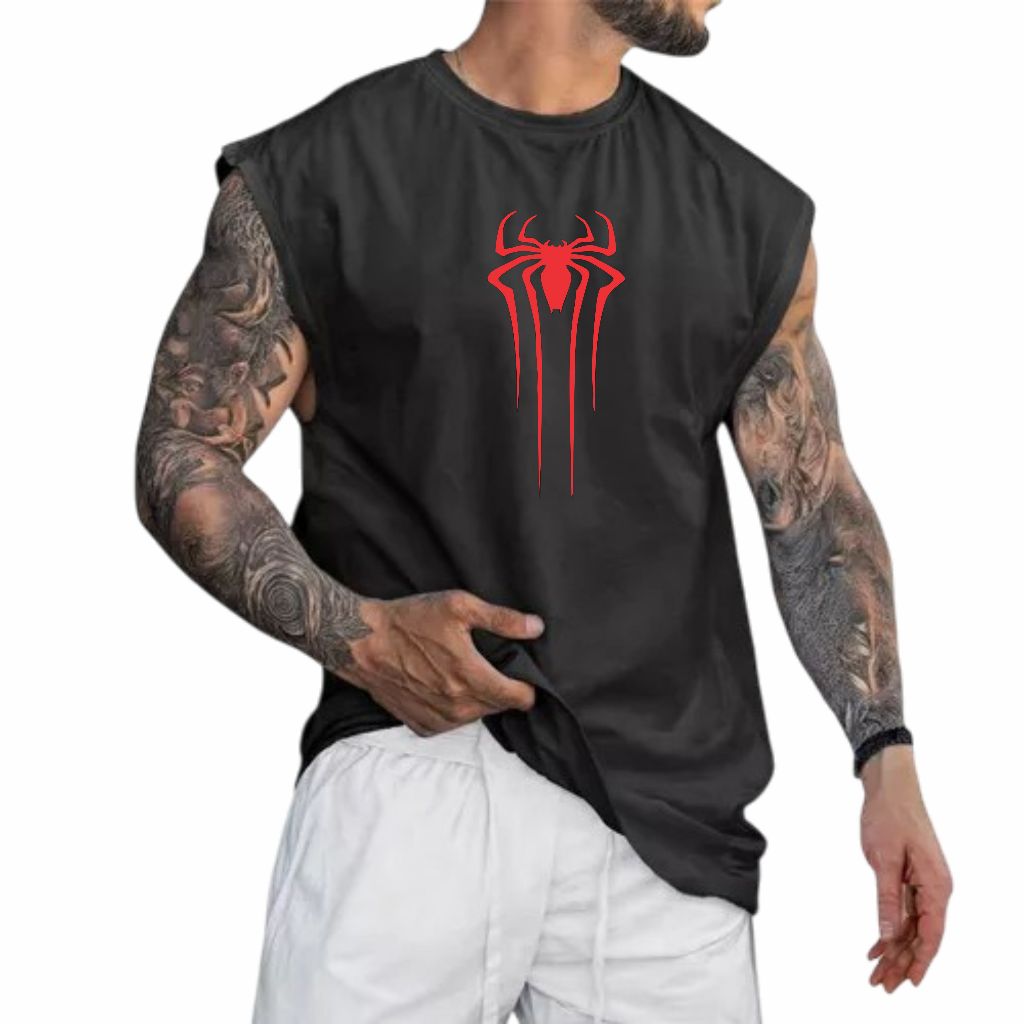 Regata Heroi Spider Homem Aranha Algodão em Oferta na Shopee